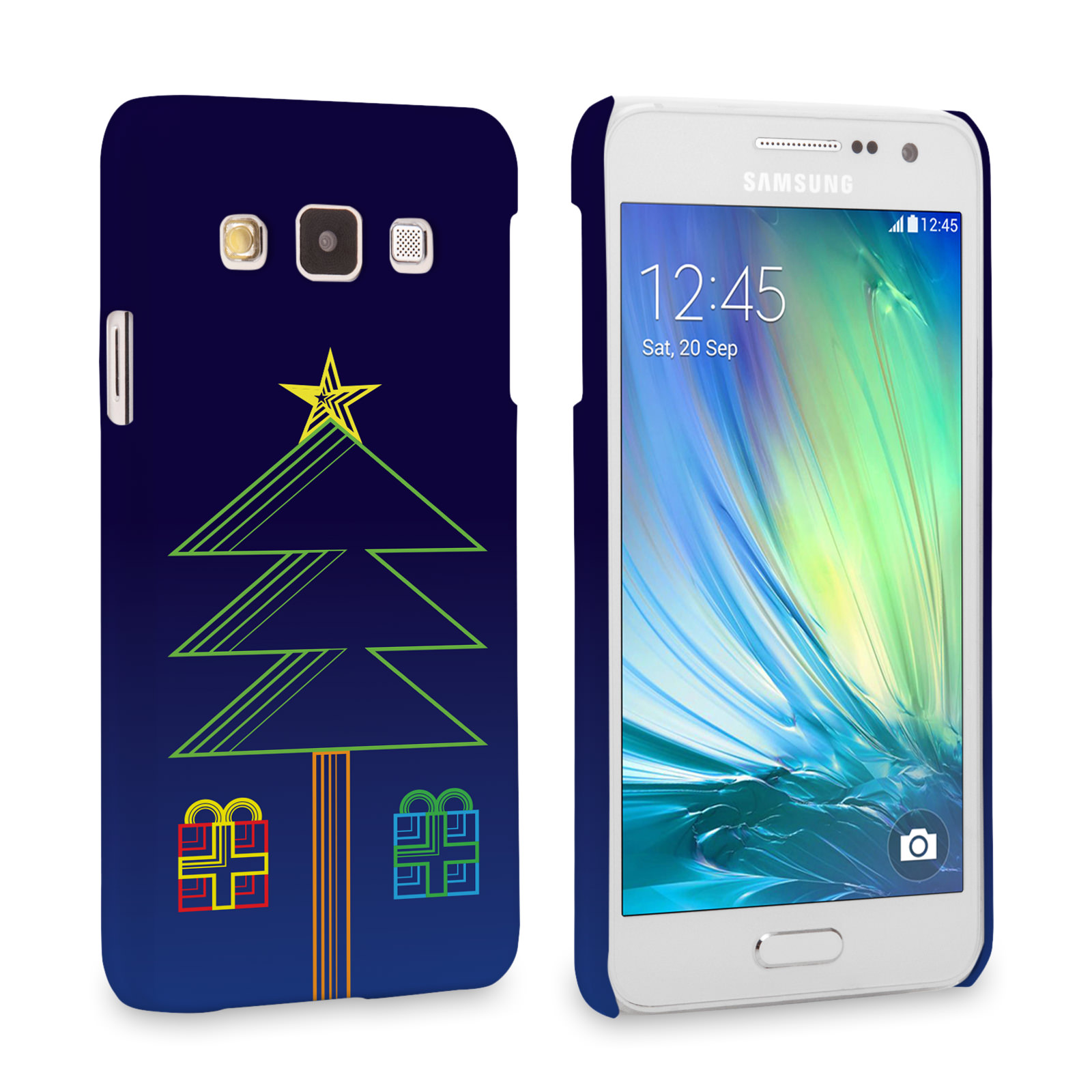 Caseflex Samsung Galaxy A3 Christmas Tree & Presents Hard Case