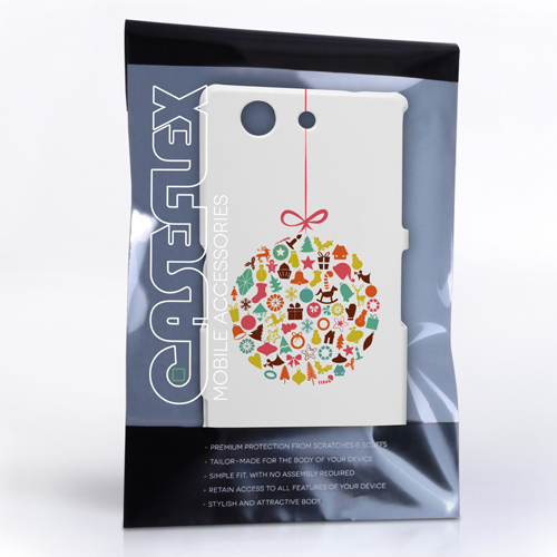 Caseflex Sony Xperia Z3 Compact Christmas Bauble Decorations Hard Case
