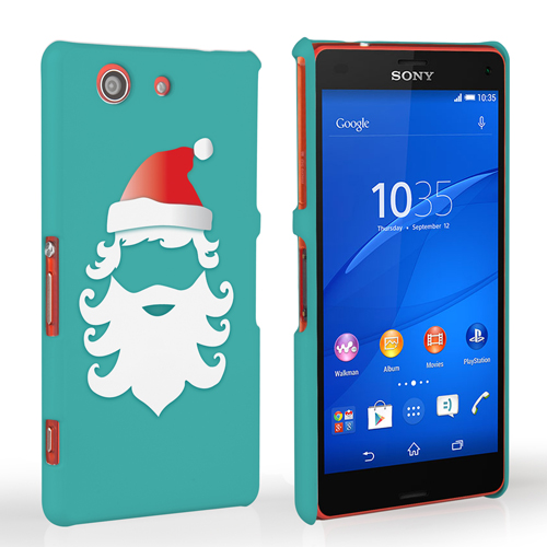 Caseflex Sony Xperia Z3 Compact Christmas Santa Claus Hard Case