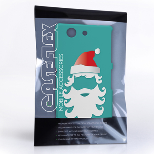 Caseflex Sony Xperia Z3 Compact Christmas Santa Claus Hard Case