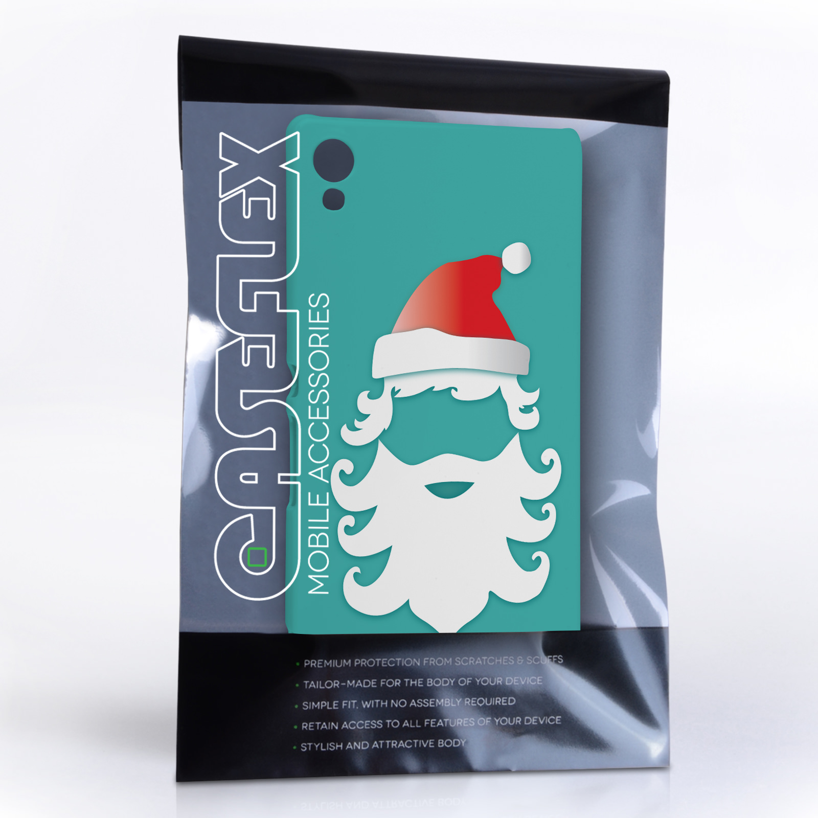 Caseflex Sony Xperia Z3+ Christmas Santa Claus Hard Case