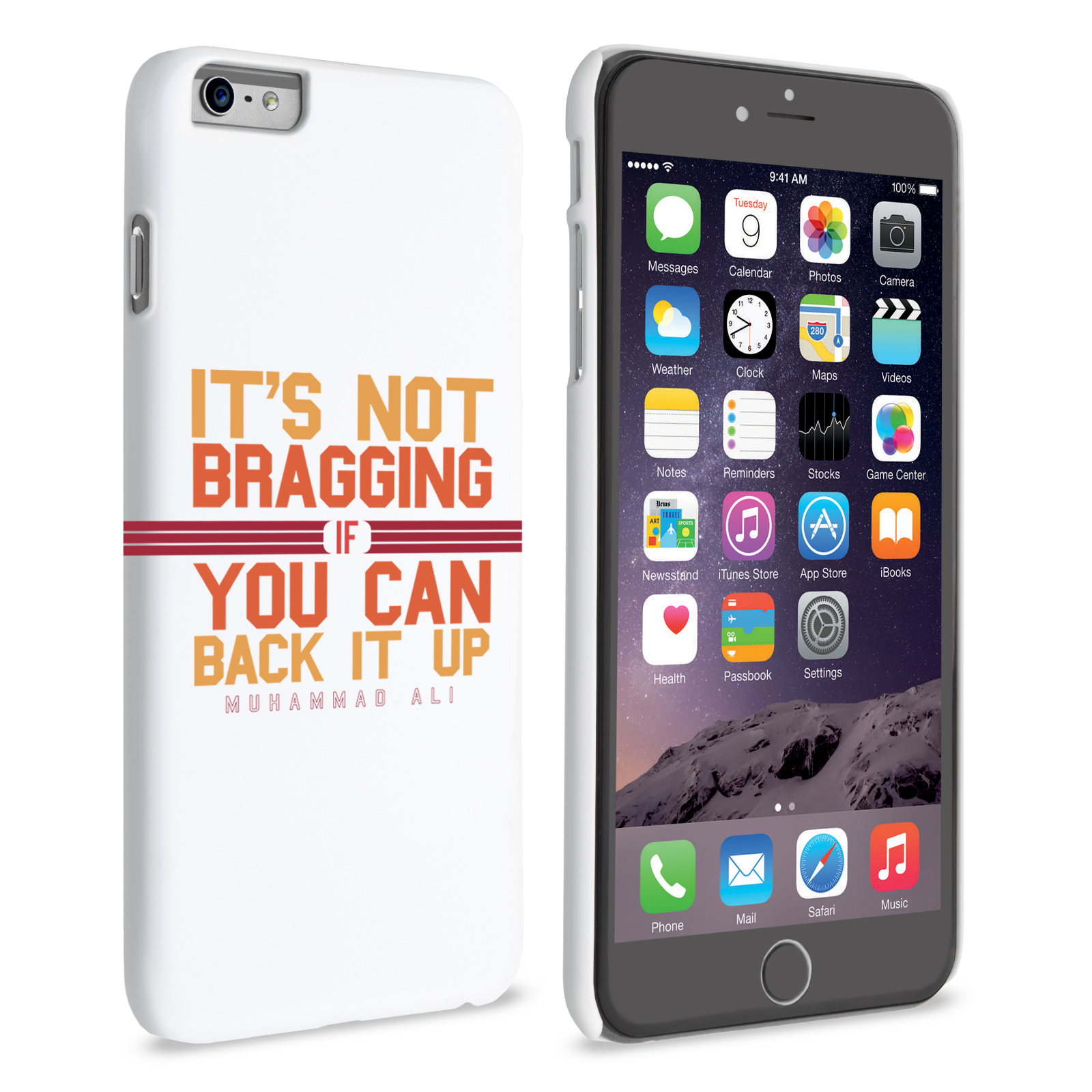 Caseflex iPhone 6 Plus and 6s Plus Muhammad Ali Quote Case