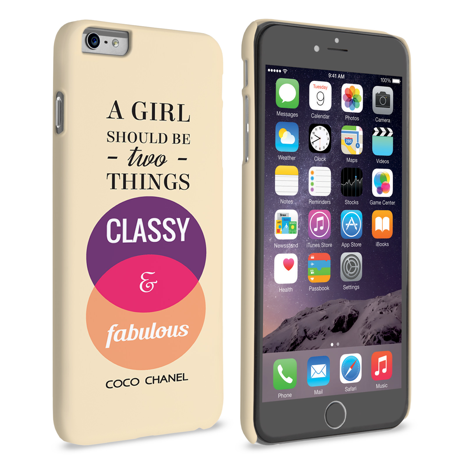 Caseflex iPhone 6 Plus and 6s Plus Chanel ‘Classy and Fabulous’ Quote Case