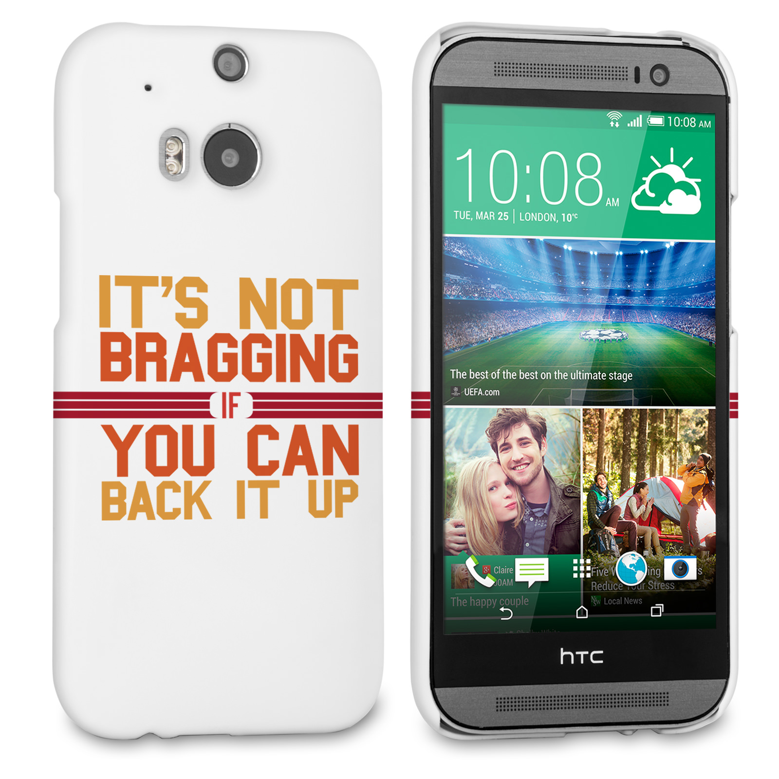 Caseflex HTC One M8 Muhammad Ali Quote Case
