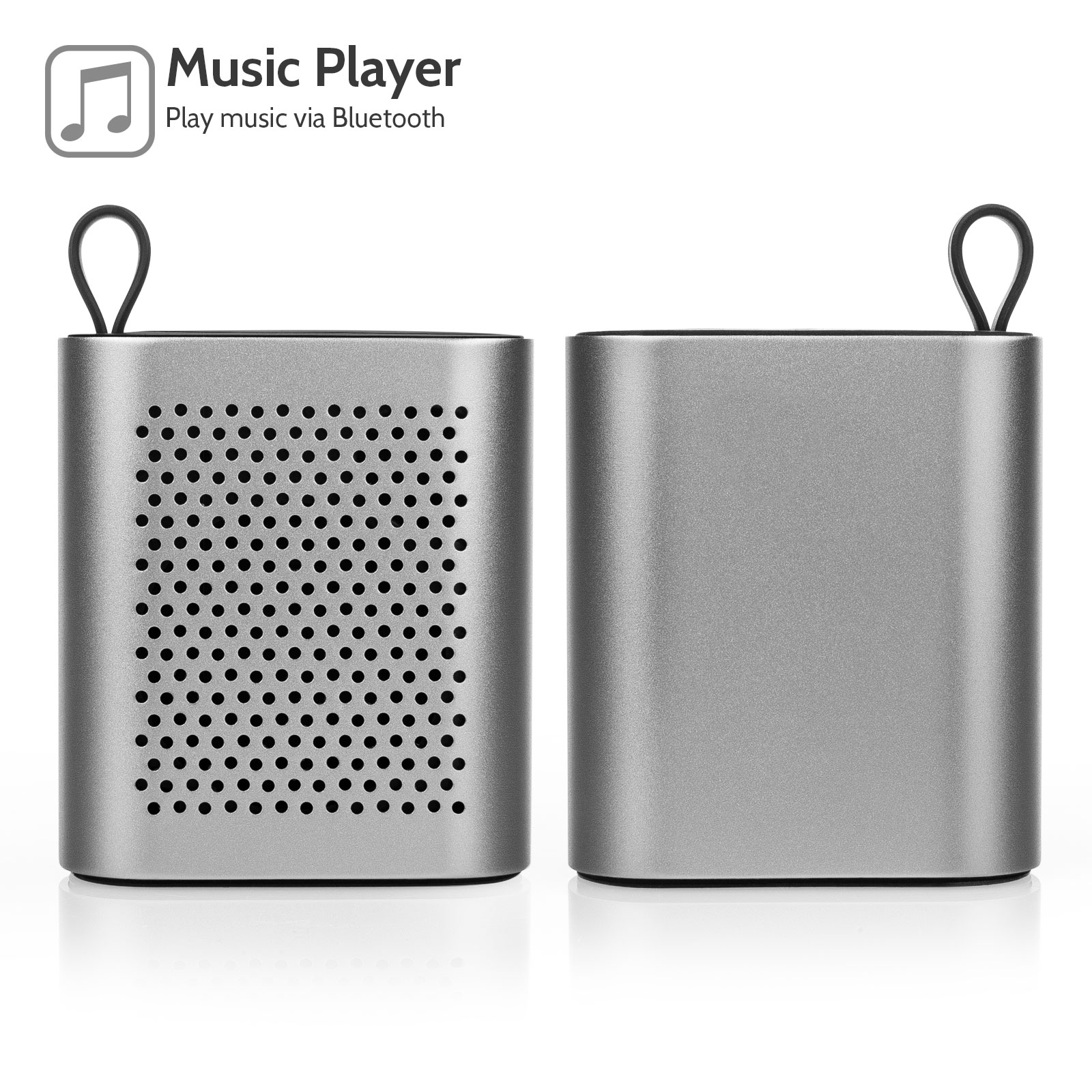 Caseflex Wireless Mini Bluetooth Speaker - Gunmetal