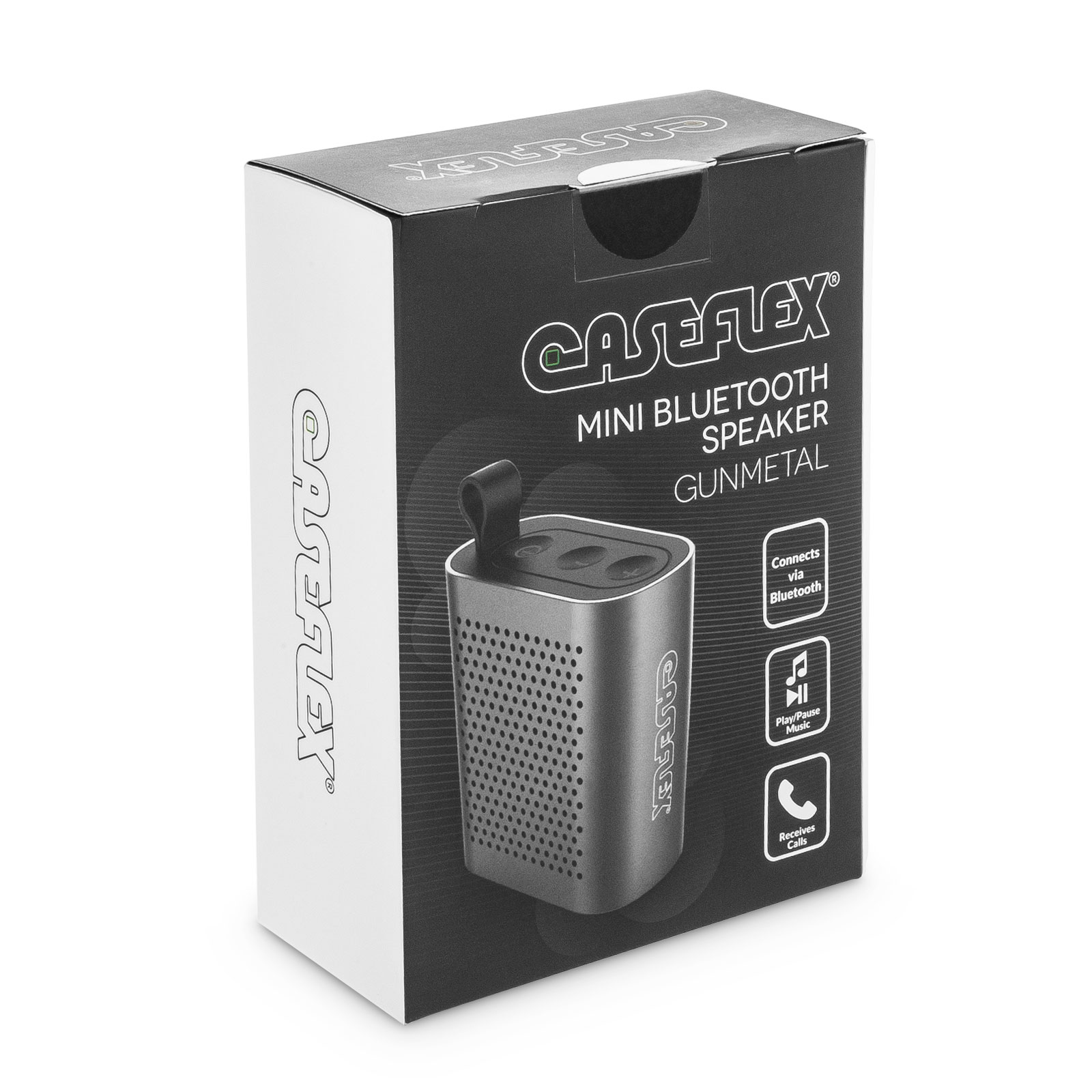 Caseflex Wireless Mini Bluetooth Speaker - Gunmetal