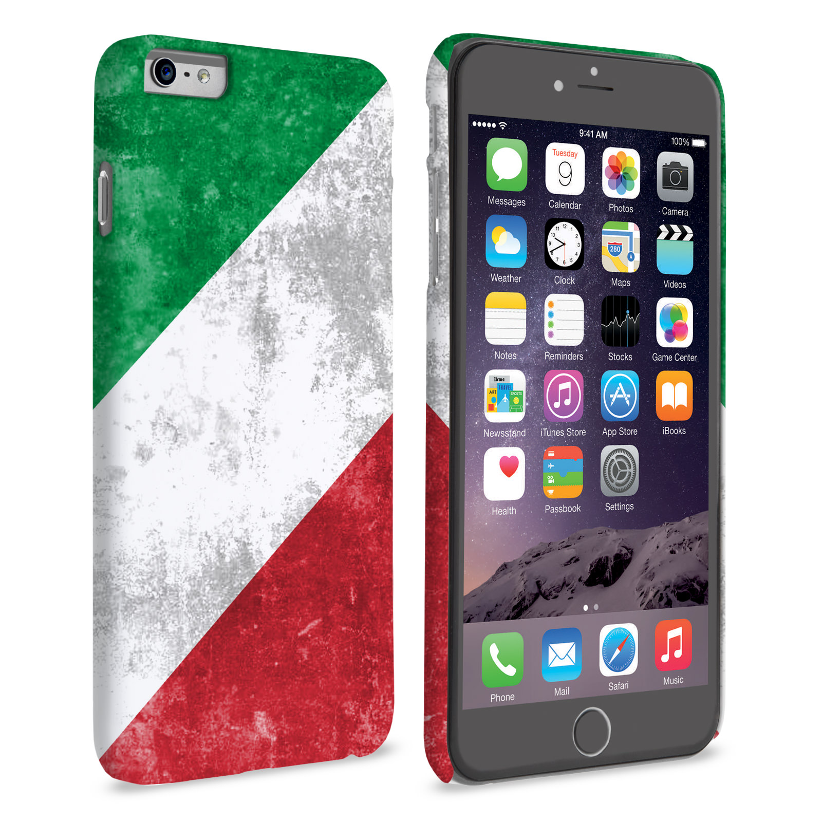 Caseflex iPhone 6 Plus and 6s Plus Retro Italy Flag Case