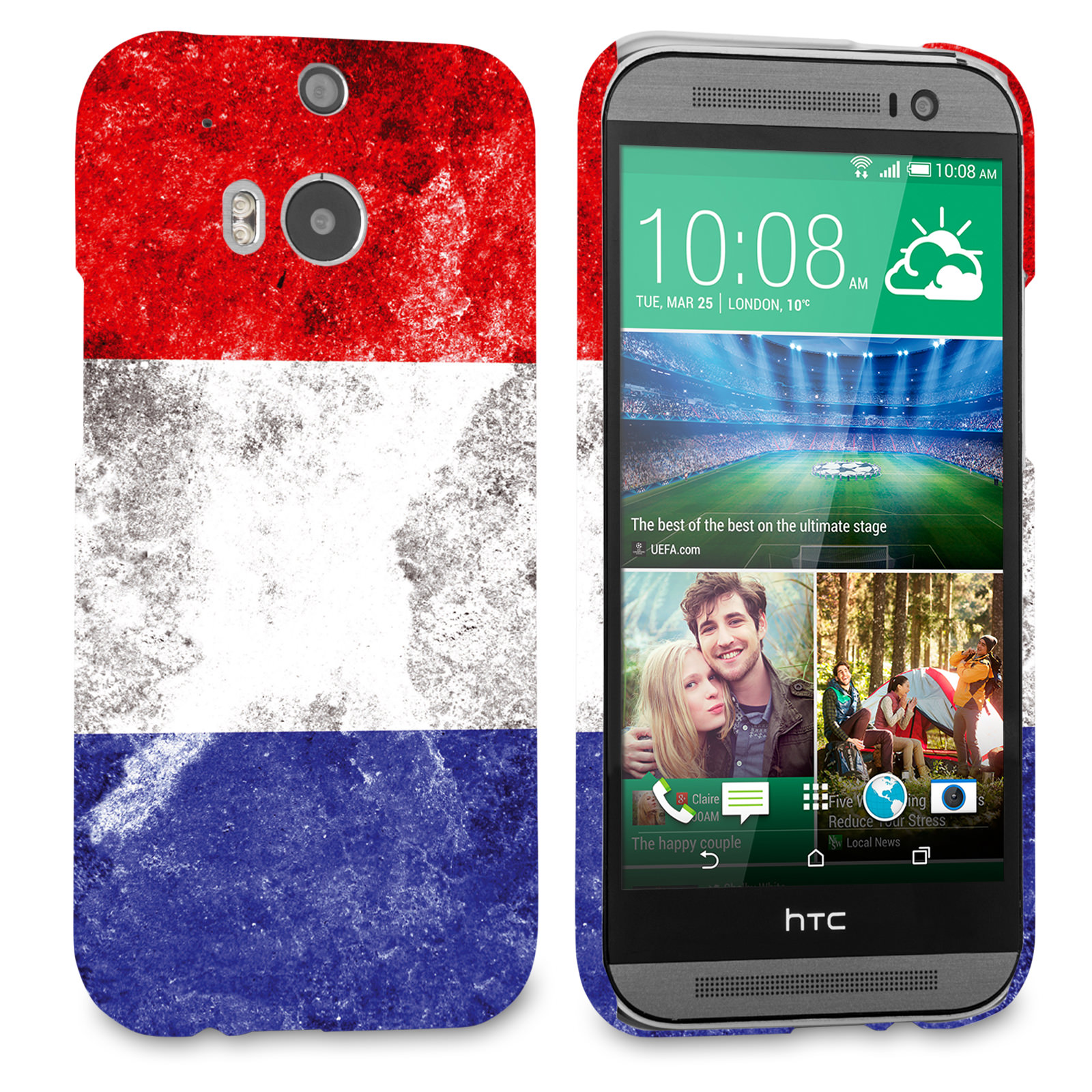Caseflex HTC One M8 Retro Holland Flag Case