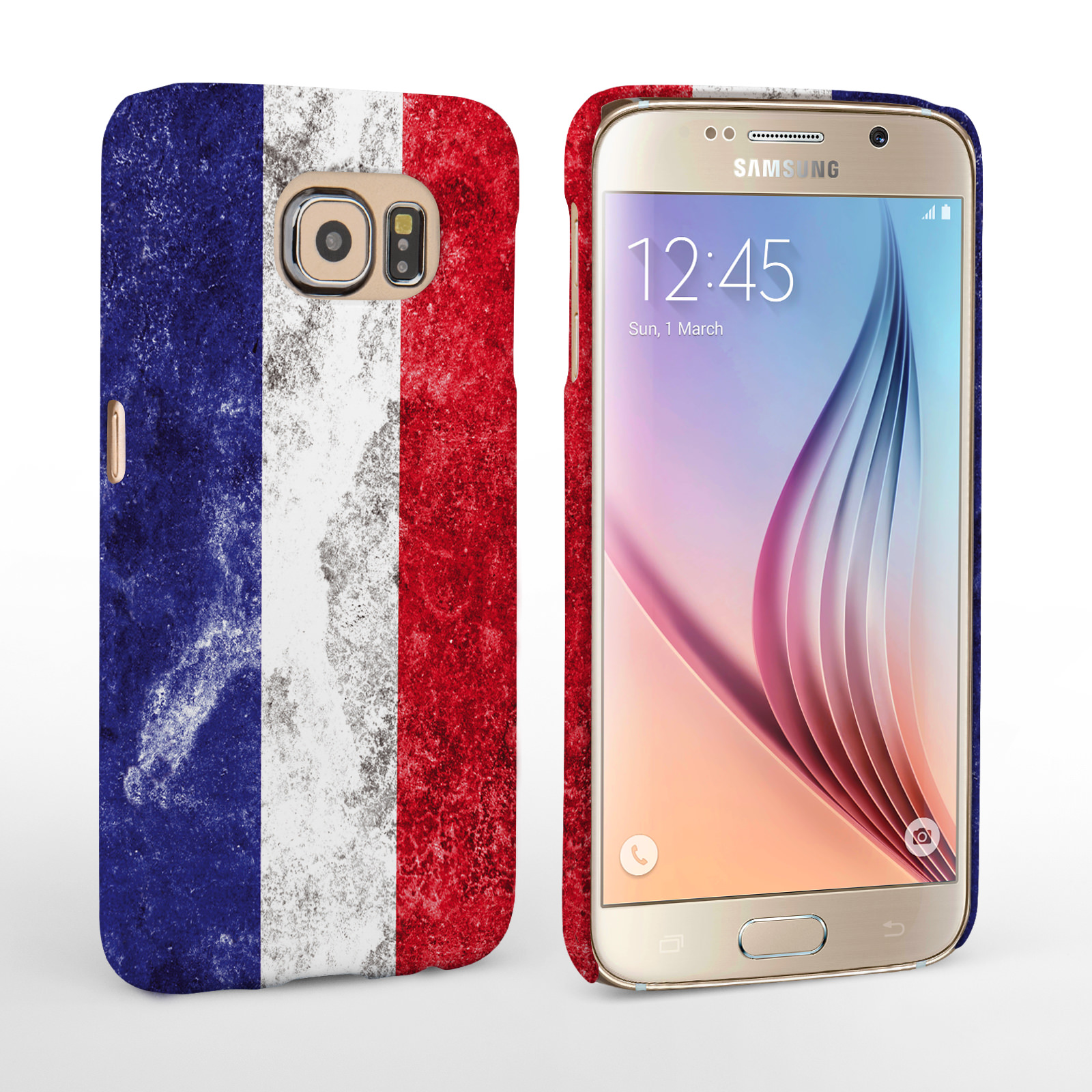 Caseflex Samsung Galaxy S6 Retro France Flag Case