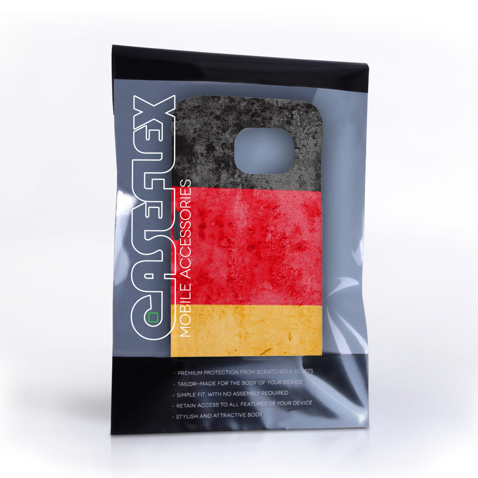 Caseflex Samsung Galaxy S6 Retro Germany Flag Case