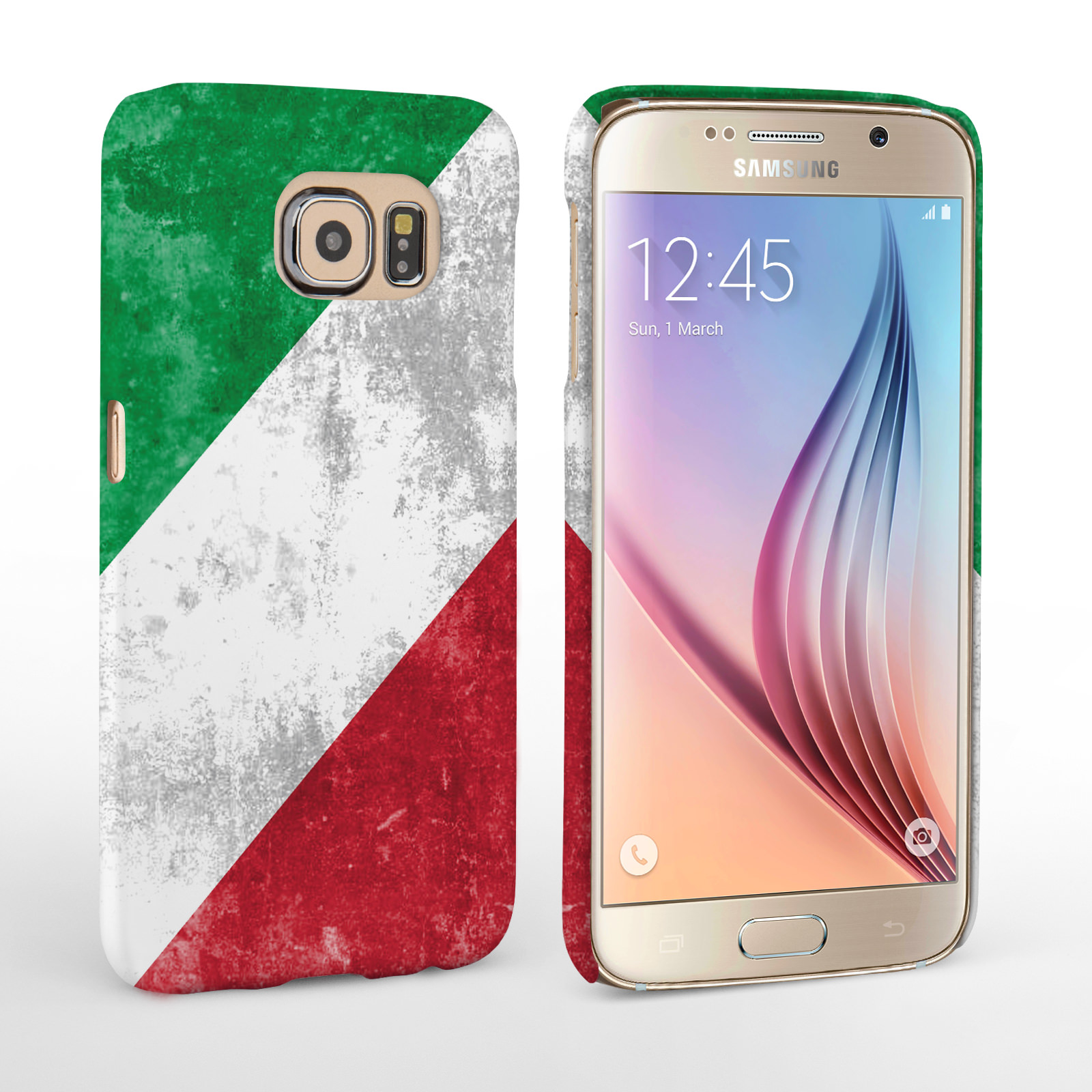 Caseflex Samsung Galaxy S6 Retro Italy Flag Case