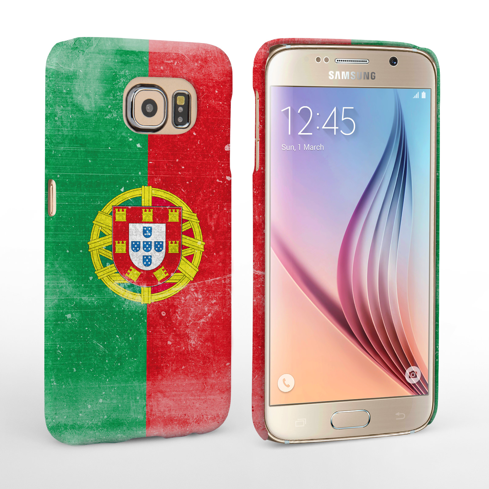 Caseflex Samsung Galaxy S6 Retro Portugal Flag Case