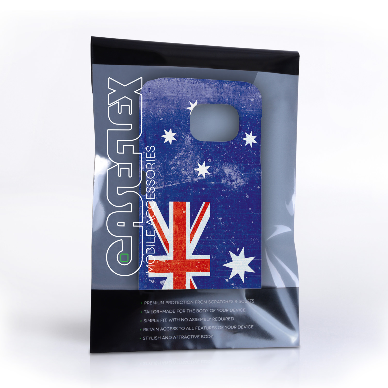 Caseflex Samsung Galaxy S6 Retro Australia Flag Case