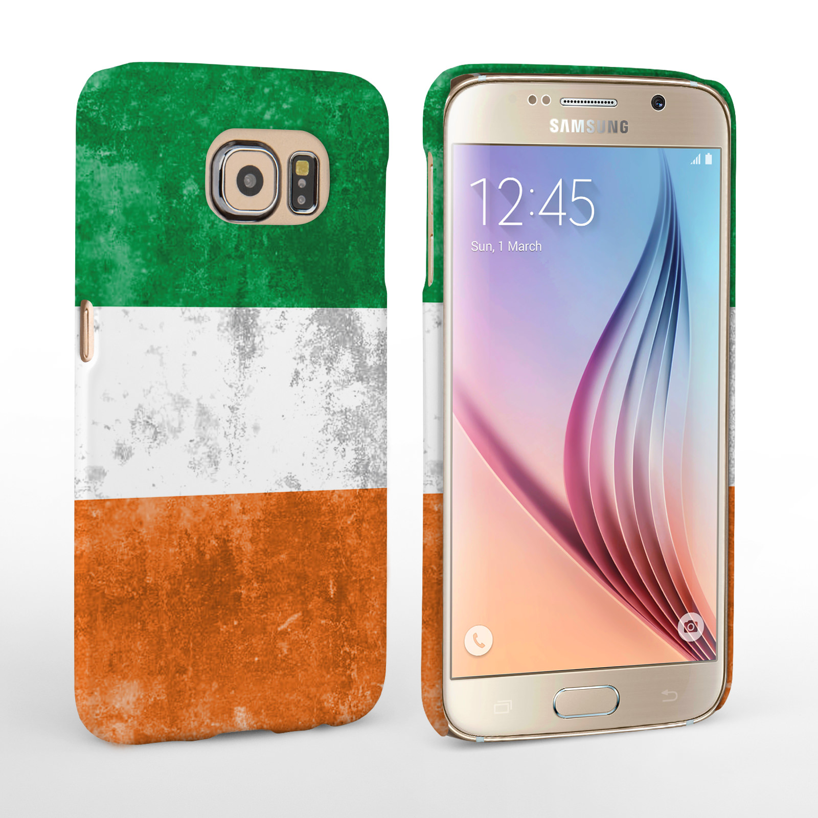 Caseflex Samsung Galaxy S6 Retro Ireland Flag Case