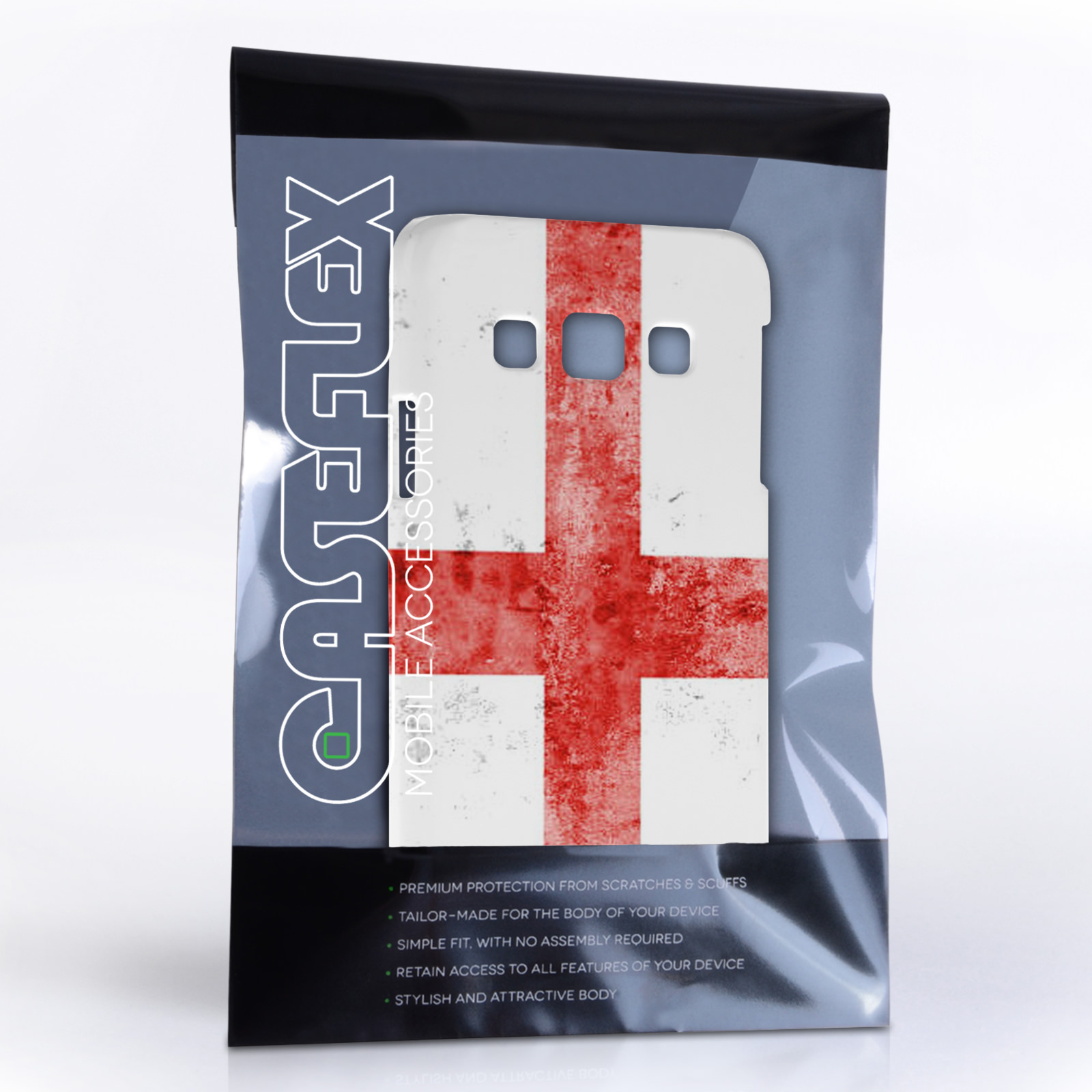 Caseflex Samsung Galaxy A3 Retro England Flag Case