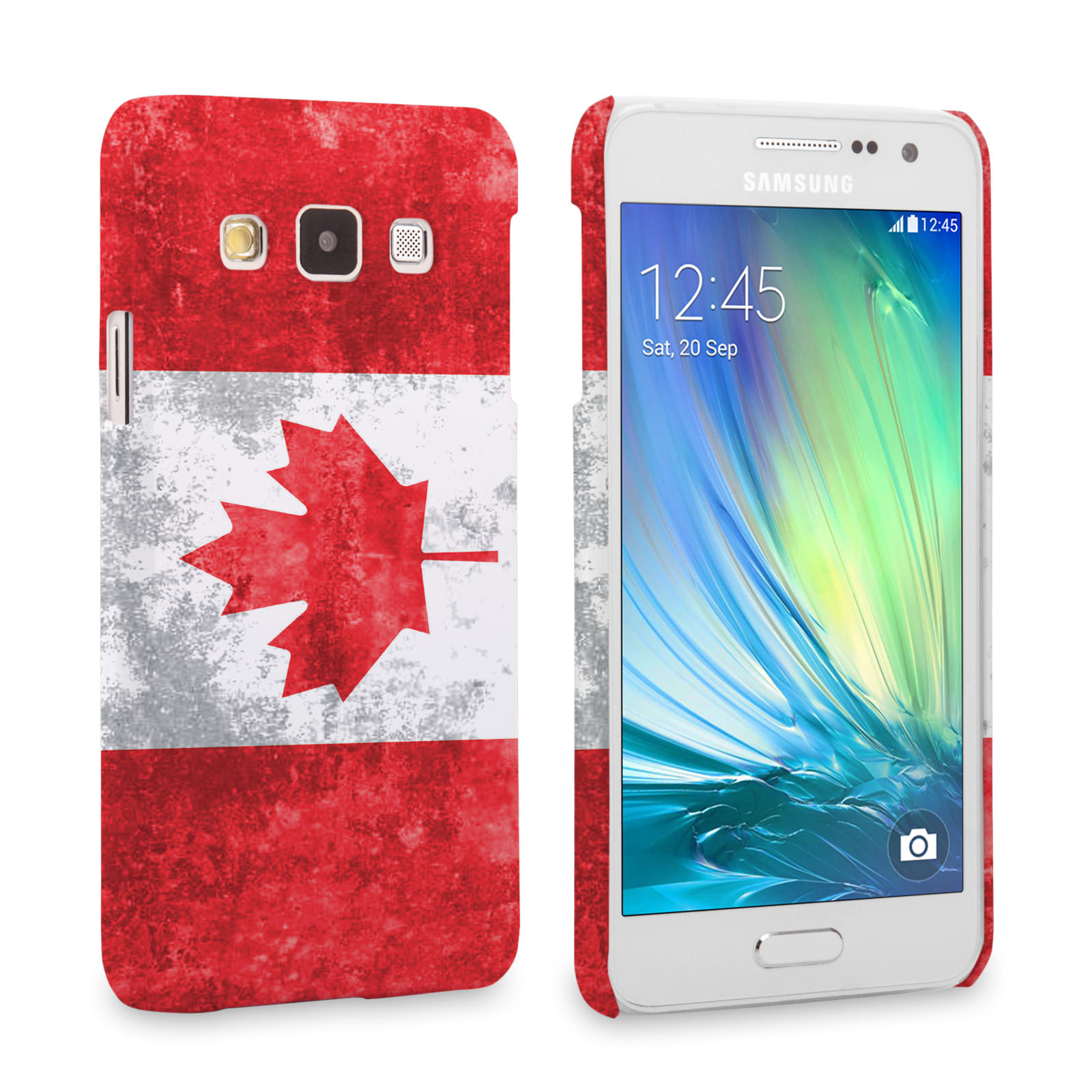 Caseflex Samsung Galaxy A3 Retro Canada Flag Case