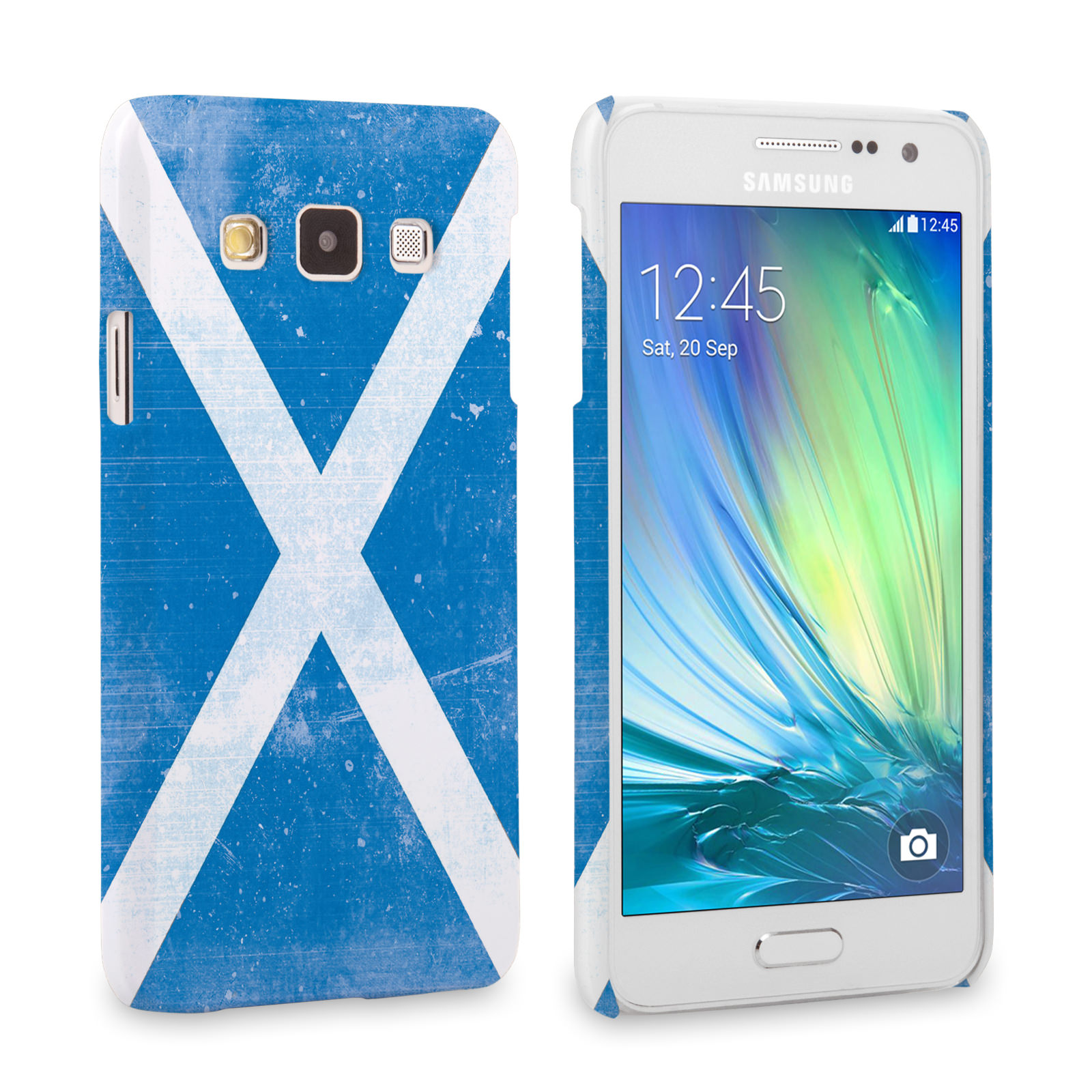 Caseflex Samsung Galaxy A3 Retro Scotland Flag Case