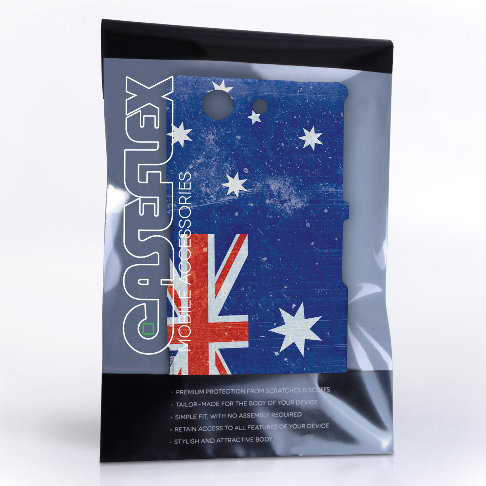 Caseflex Sony Xperia Z3 Compact Retro Australia Flag Case