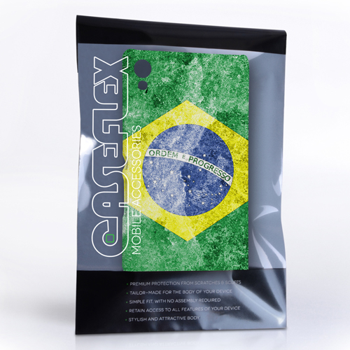 Caseflex Sony Xperia Z3+ Retro Brazil Flag Case