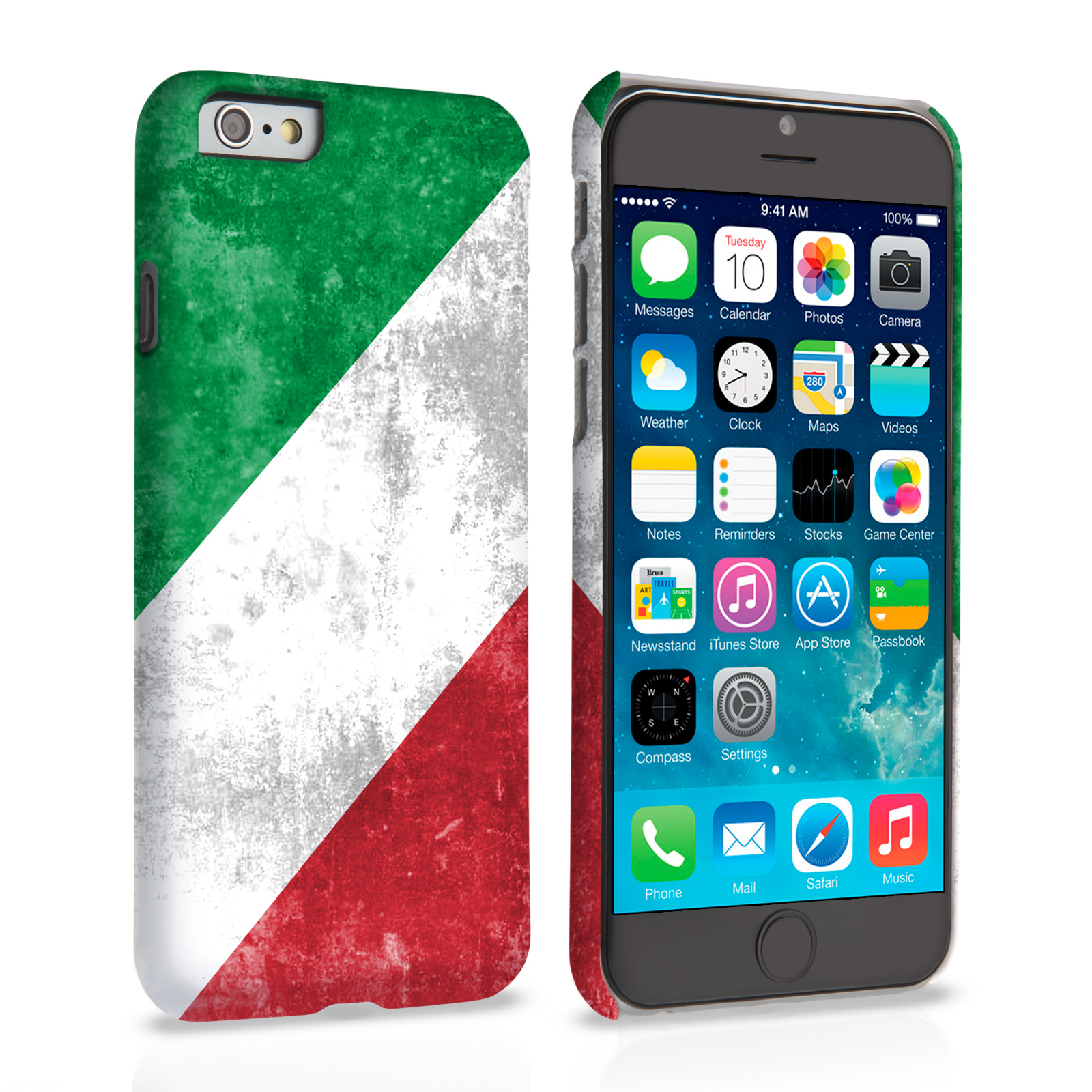 Caseflex iPhone 6 and 6s Retro Italy Flag Case