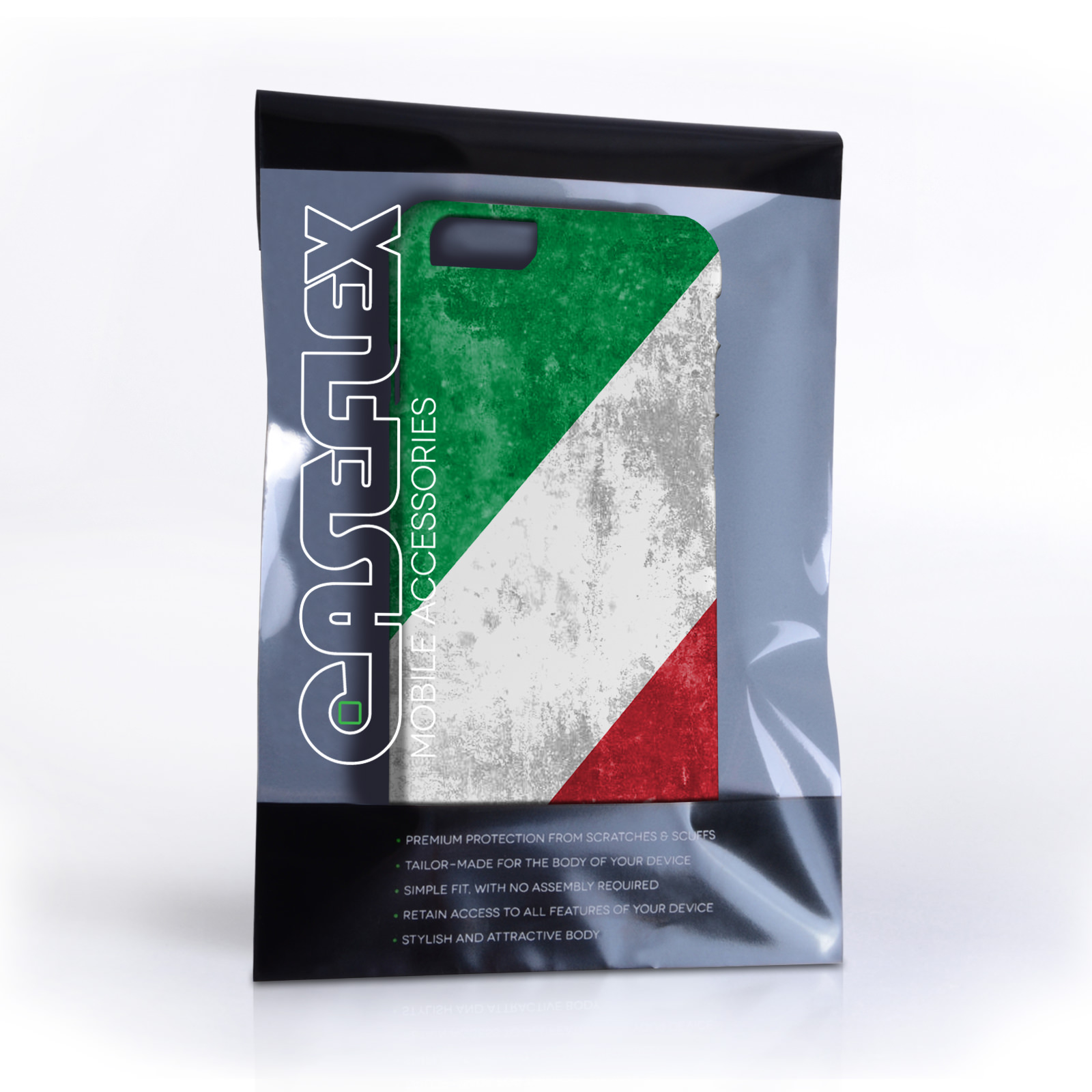 Caseflex iPhone 6 and 6s Retro Italy Flag Case