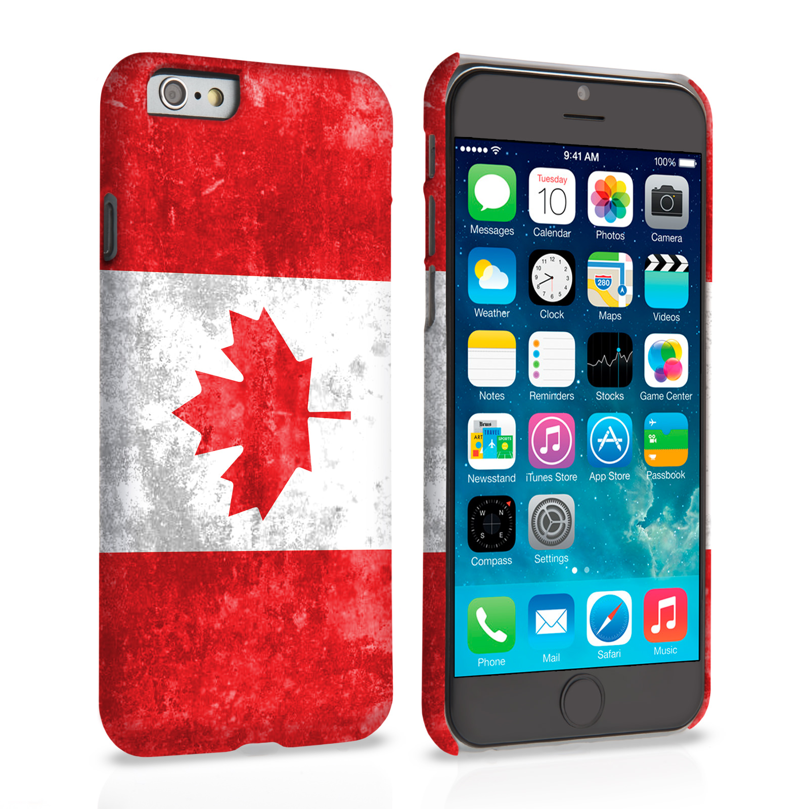 Caseflex iPhone 6 and 6s Retro Canada Flag Case