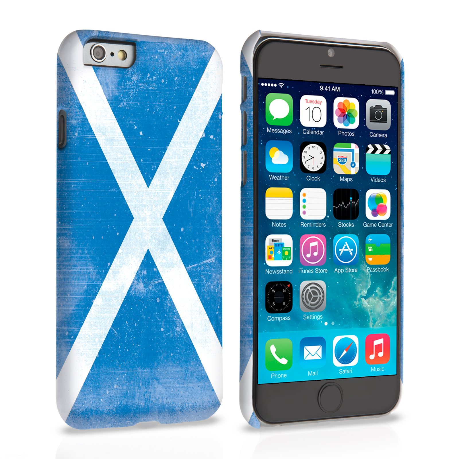 Caseflex iPhone 6 and 6s Retro Scotland Flag Case