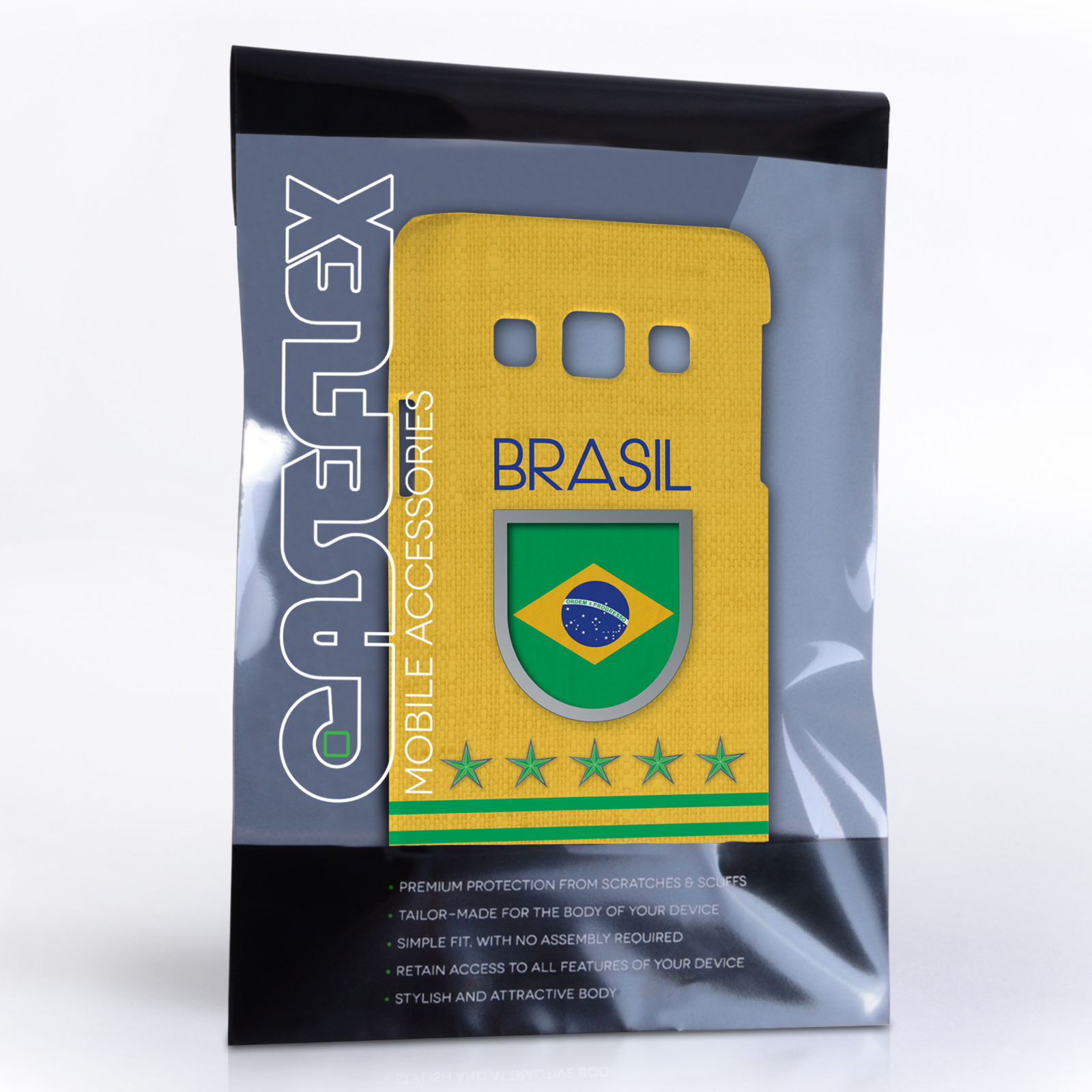 Caseflex Samsung Galaxy A3 Brazil World Cup Case