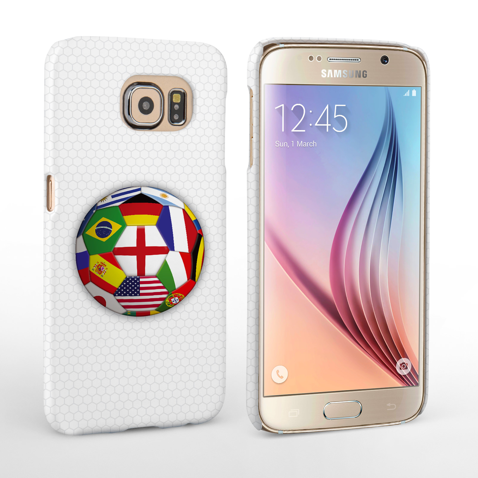 Caseflex Samsung Galaxy S6 Flags World Cup Case