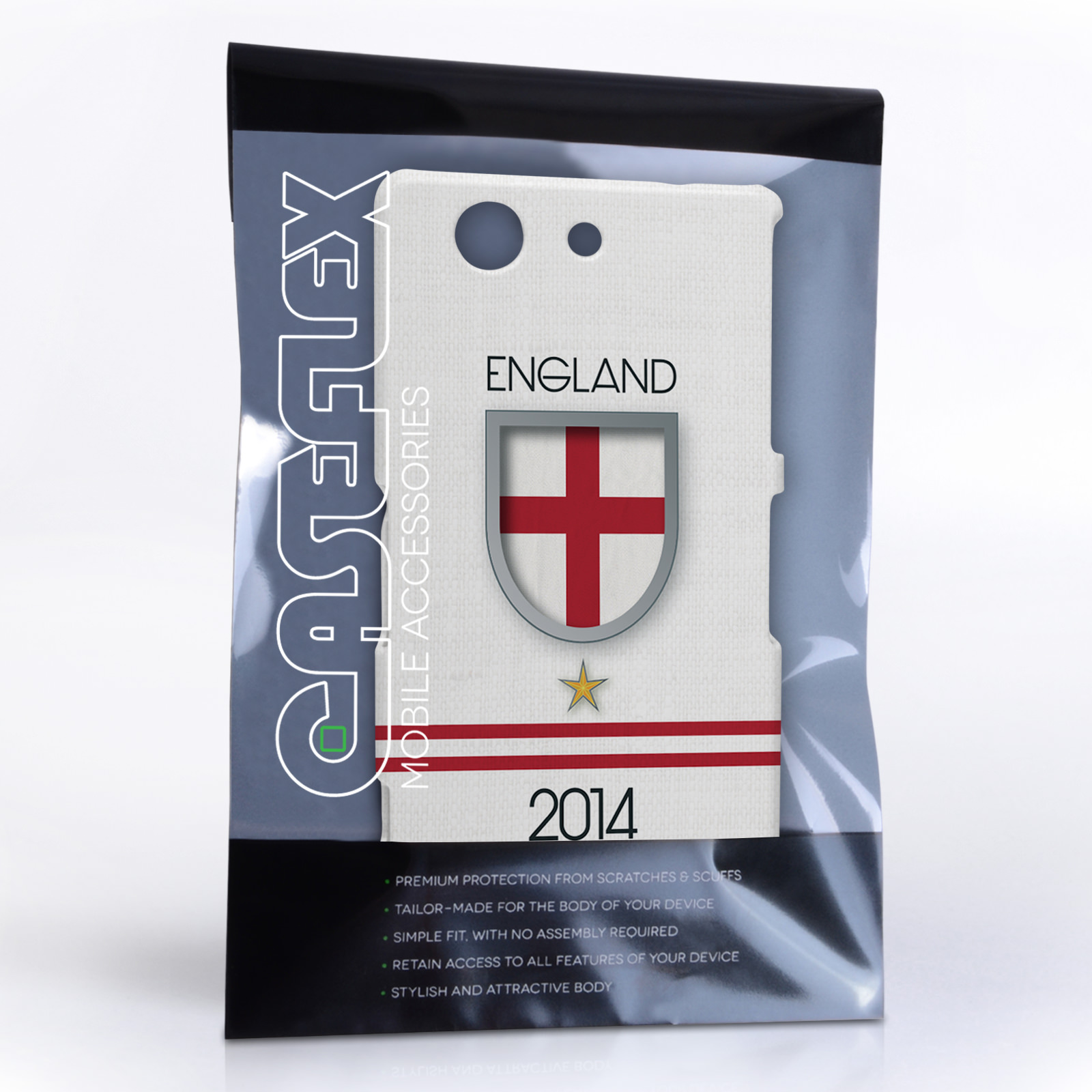 Caseflex Sony Xperia Z3 Compact England World Cup Case