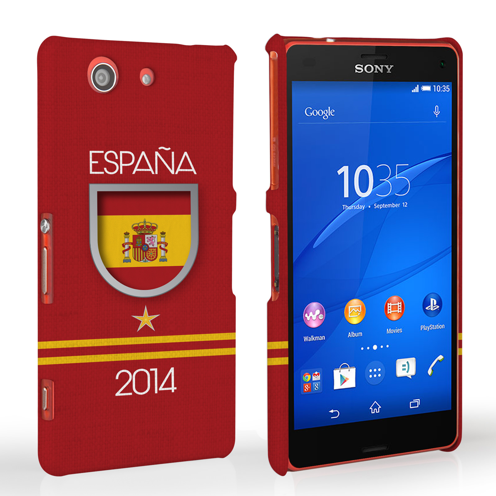 Caseflex Sony Xperia Z3 Compact Espana World Cup Case