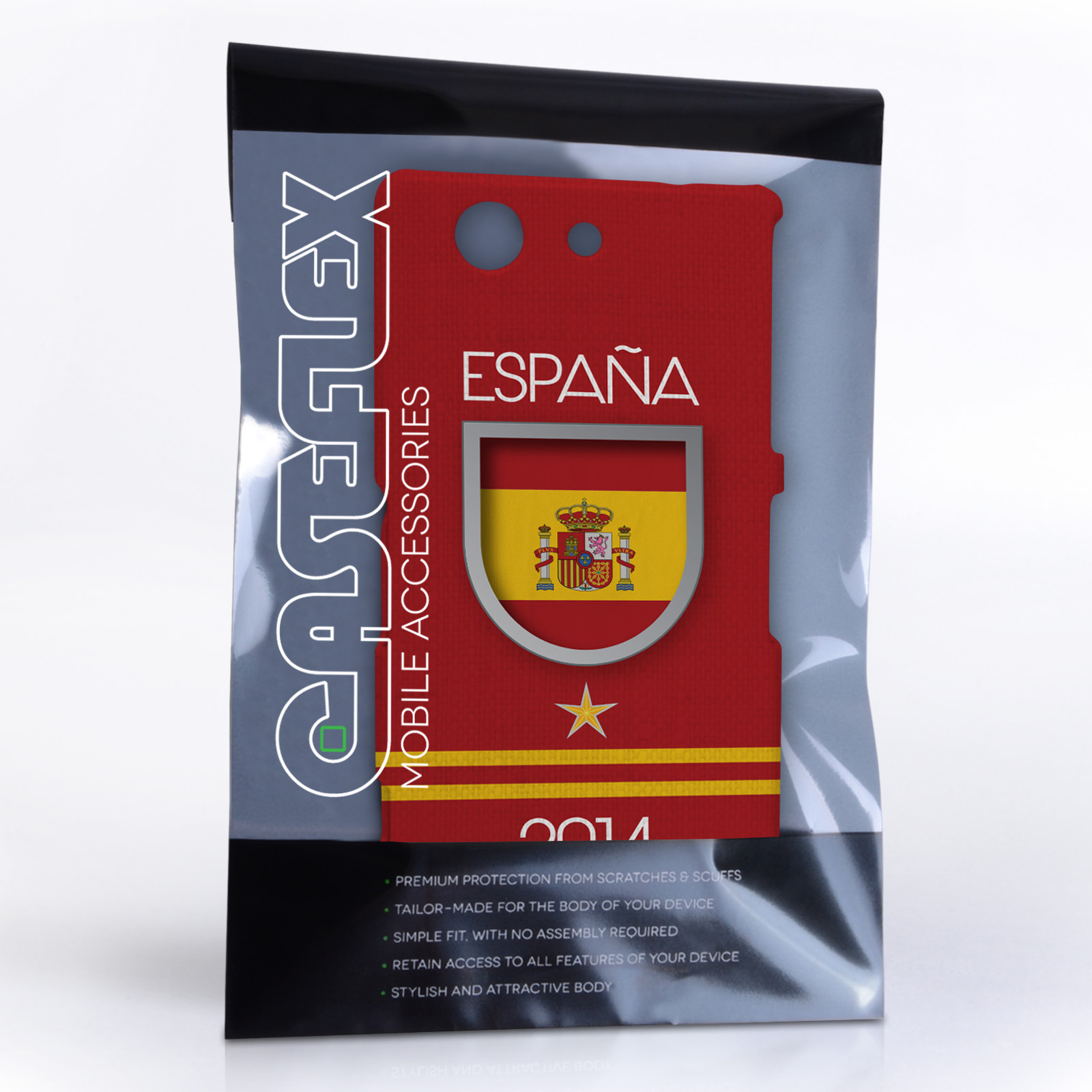 Caseflex Sony Xperia Z3 Compact Espana World Cup Case