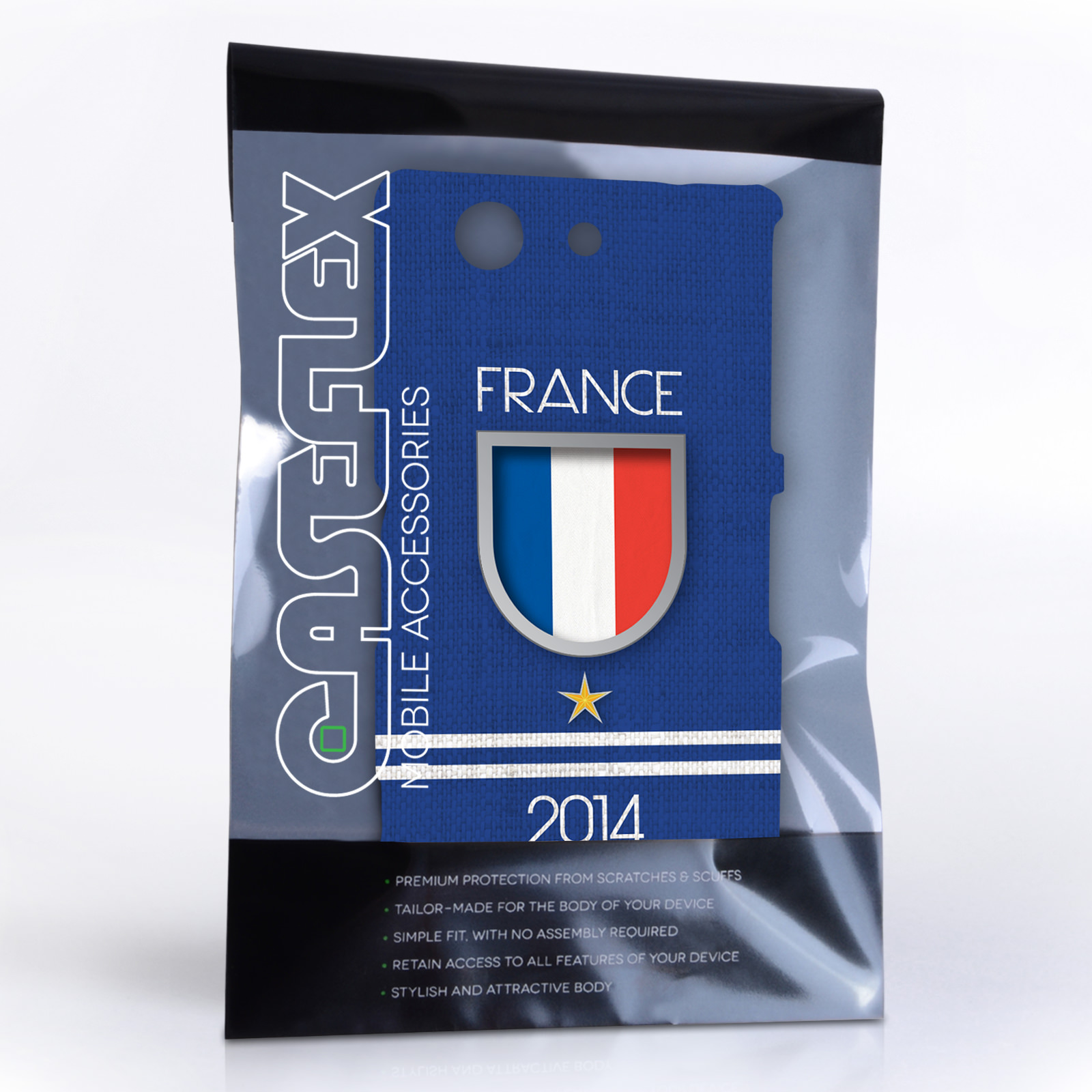 Caseflex Sony Xperia Z3 Compact France World Cup Case