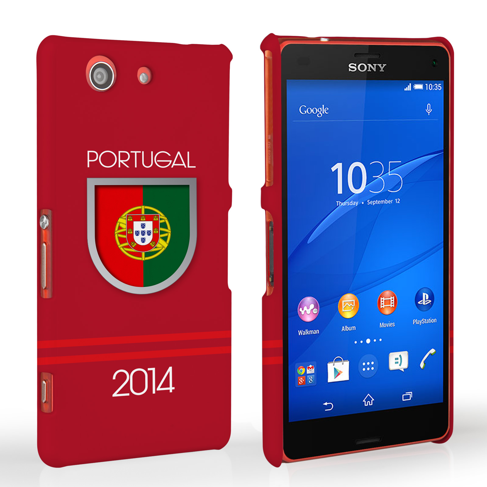 Caseflex Sony Xperia Z3 Compact Portugal World Cup Case
