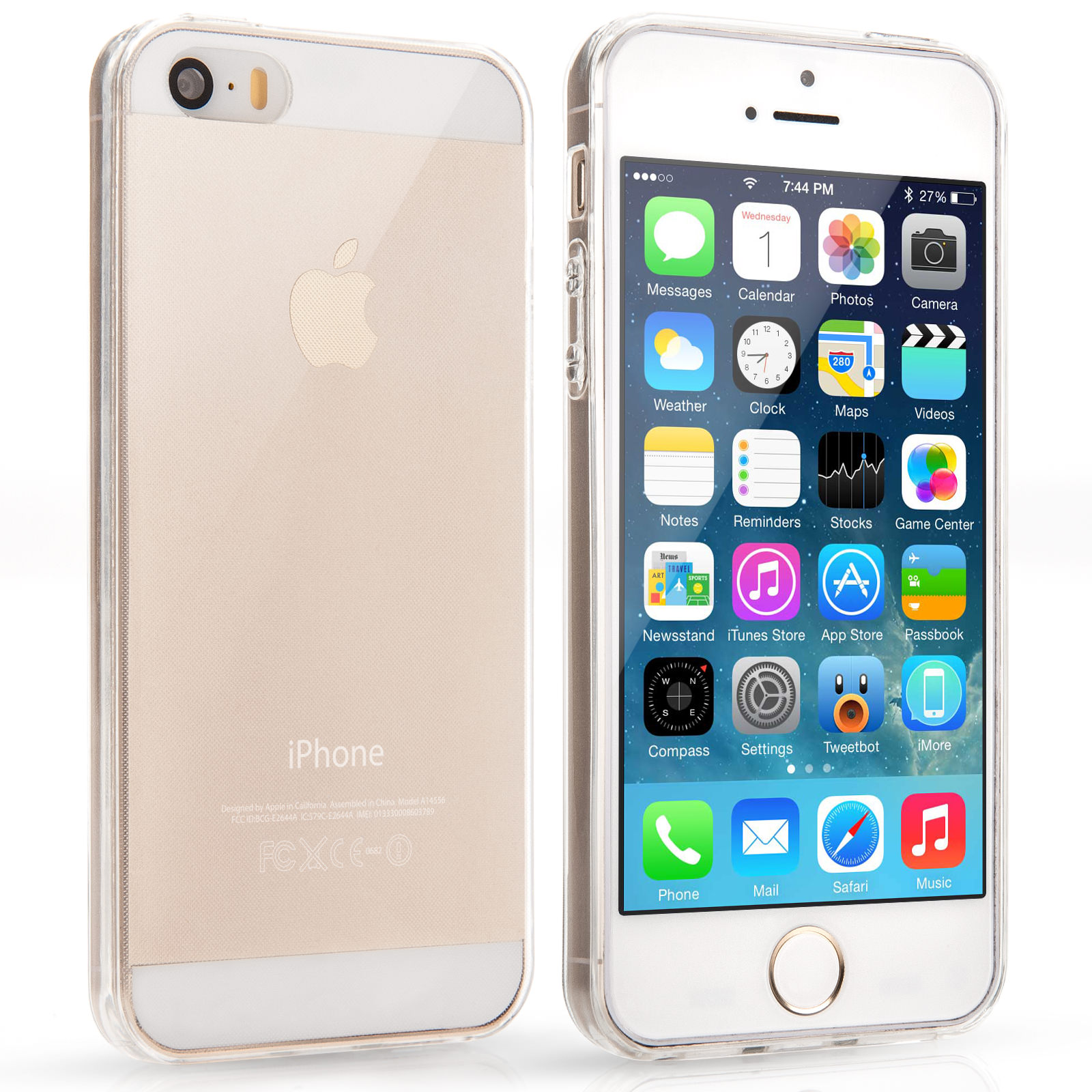 Yousave Accessories iPhone 5 / 5S Ultra Thin Clear Gel Case