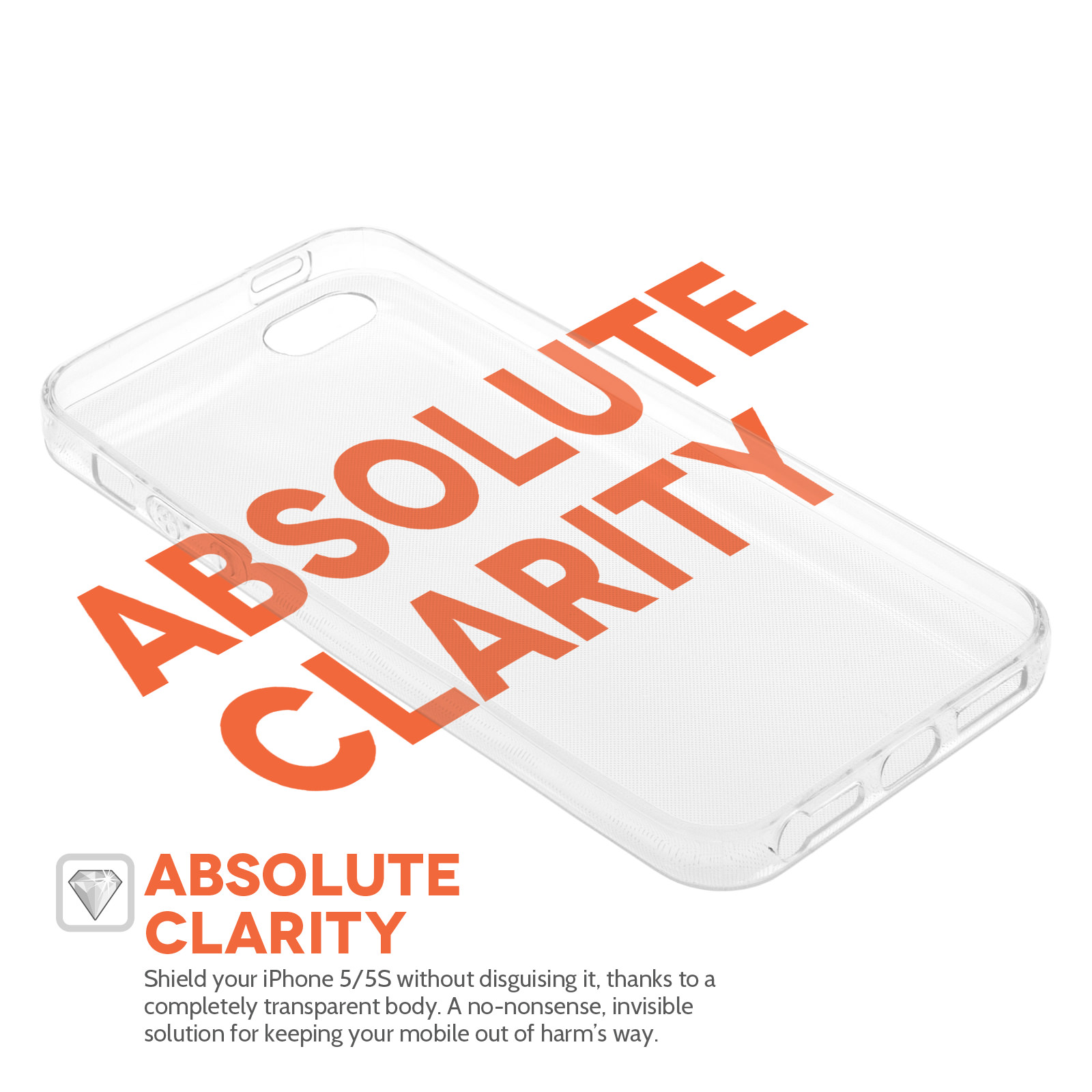 Yousave Accessories iPhone 5 / 5S Ultra Thin Clear Gel Case