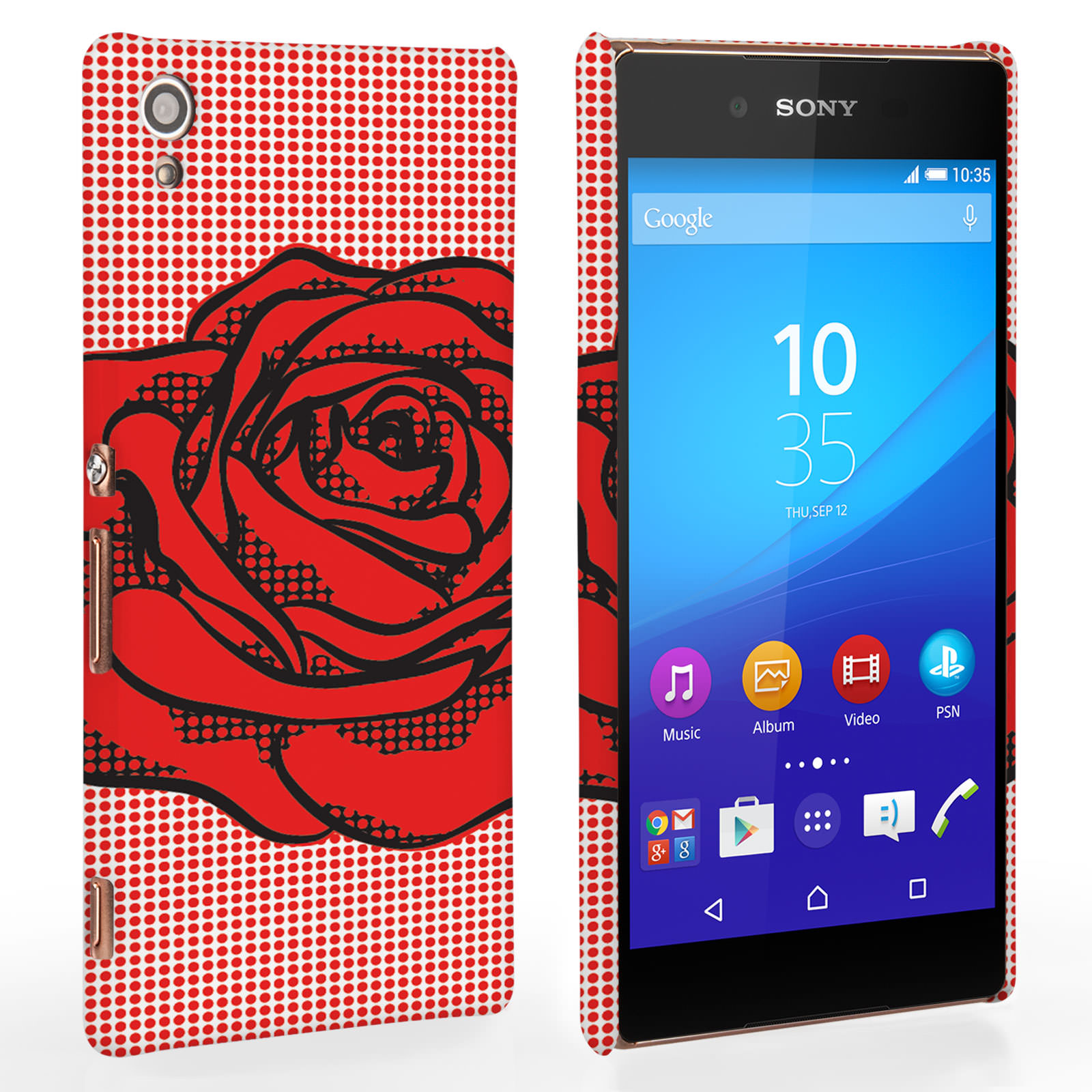 Caseflex Sony Xperia Z3+ Pop Art Rose Case