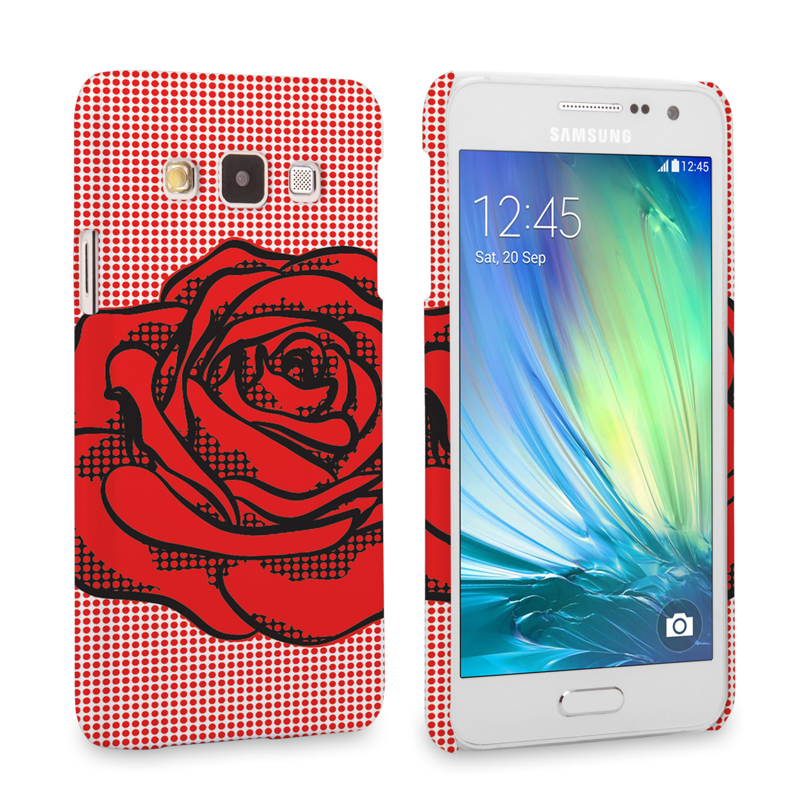 Caseflex Samsung Galaxy A3 Pop Art Rose Case
