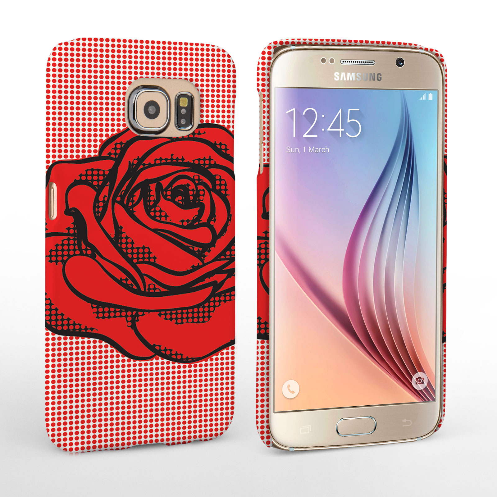 Caseflex Samsung Galaxy S6 Pop Art Rose Case