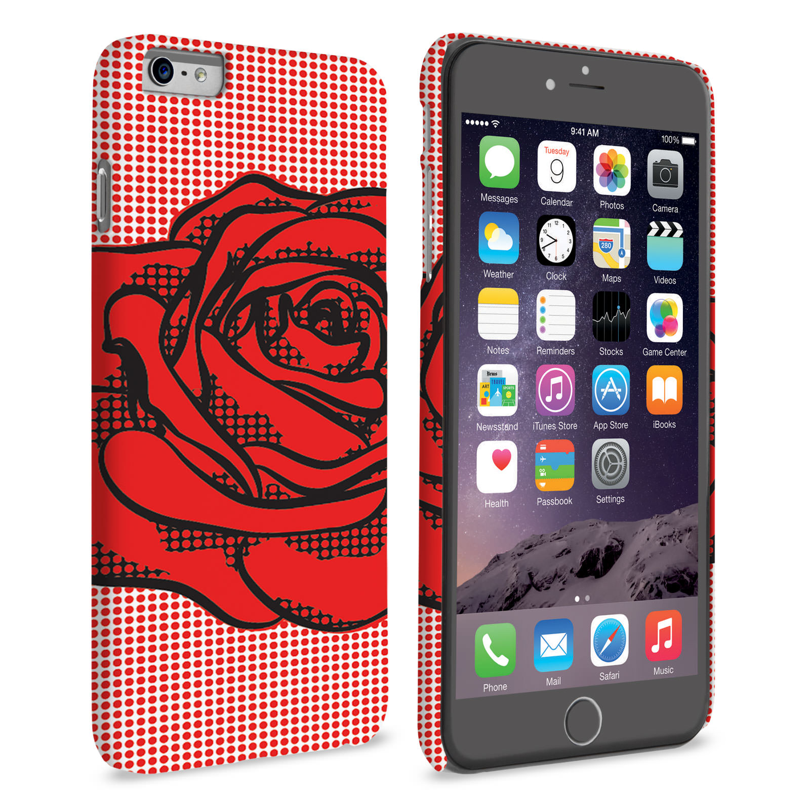 Caseflex iPhone 6 Plus and 6s Plus Pop Art Rose Case