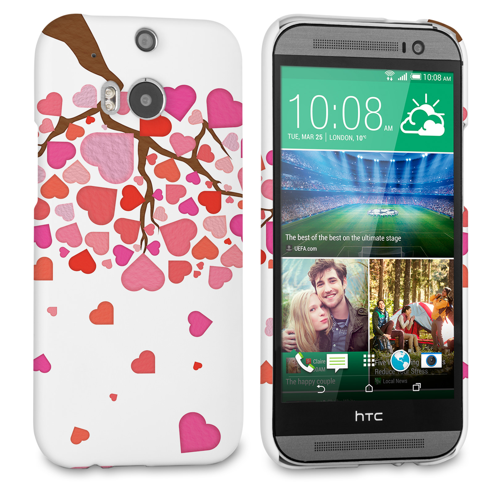 Caseflex HTC One M8 Love Blossoms Case