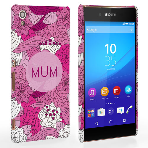 Caseflex Sony Xperia Z3 Plus Retro Swirl Mum Case – Pink