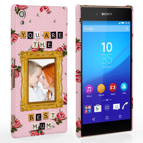Caseflex Sony Xperia Z3 Plus 'You are the best Mum’ Personalised Hard Case – Pink 