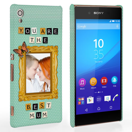 Caseflex Sony Xperia Z3 Plus 'You are the best Mum’ Personalised Hard Case – Blue