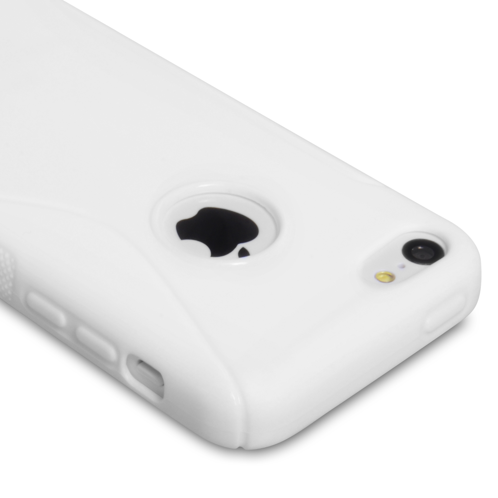 Caseflex iPhone 5c Silicone Gel S-Line Case - White