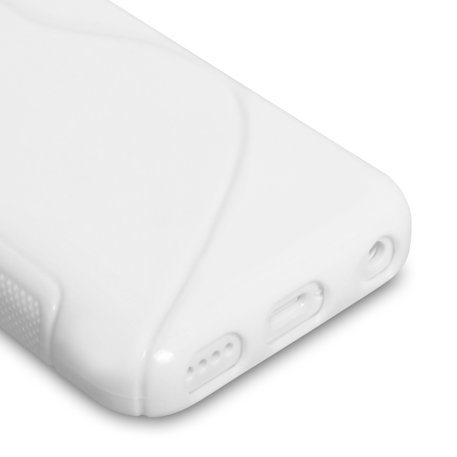 Caseflex iPhone 5c Silicone Gel S-Line Case - White