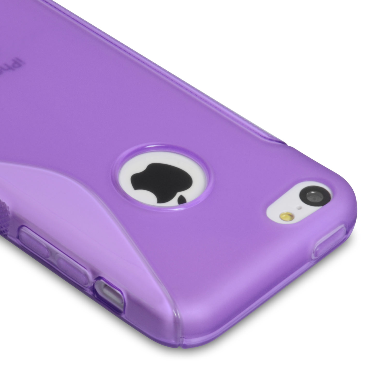 Caseflex iPhone 5c Silicone Gel S-Line Case - Purple