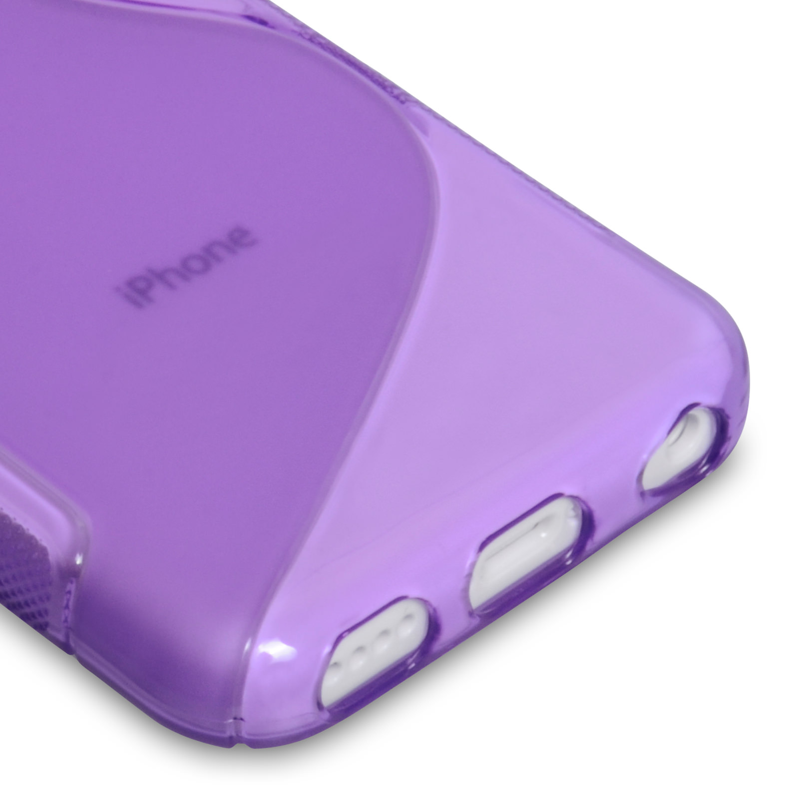 Caseflex iPhone 5c Silicone Gel S-Line Case - Purple
