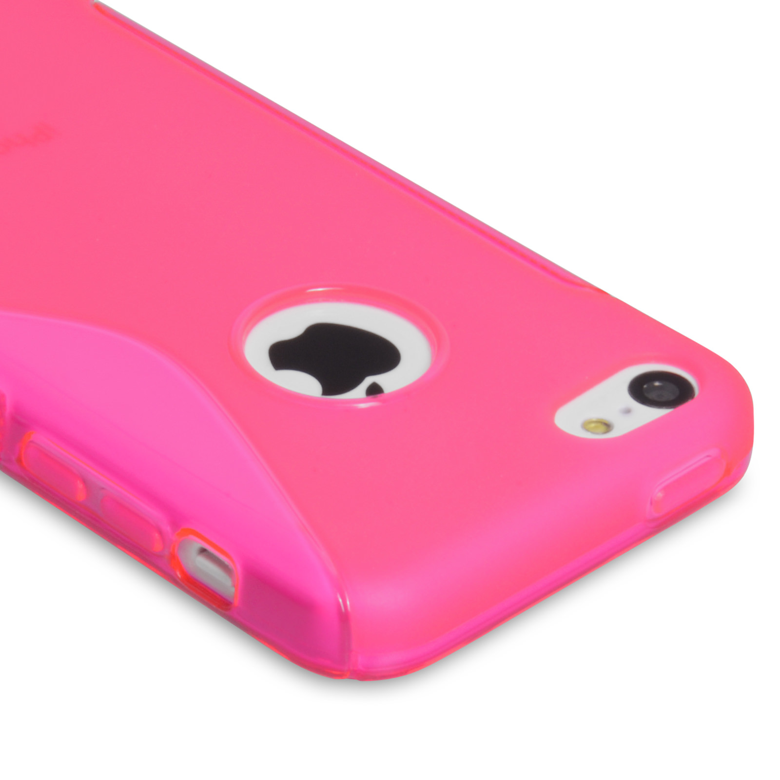 Caseflex iPhone 5c Silicone Gel S-Line Case - Hot Pink