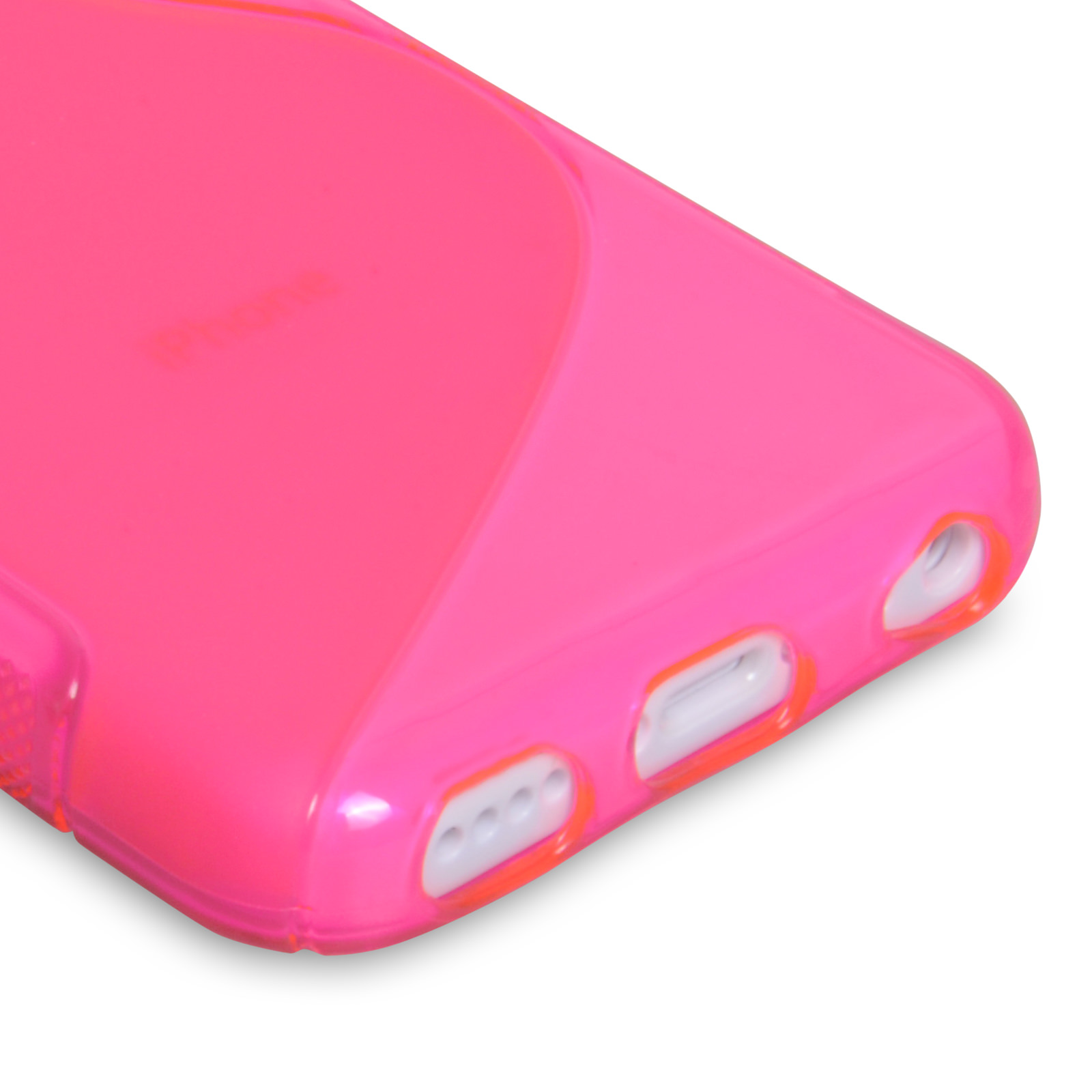 Caseflex iPhone 5c Silicone Gel S-Line Case - Hot Pink